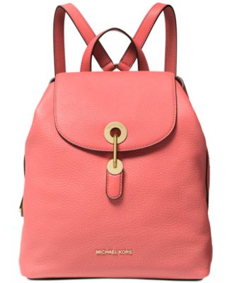 macys leather backpack