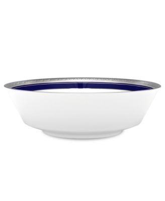 Crestwood Cobalt Platinum Round Vegetable Bowl, 9", 40 oz.