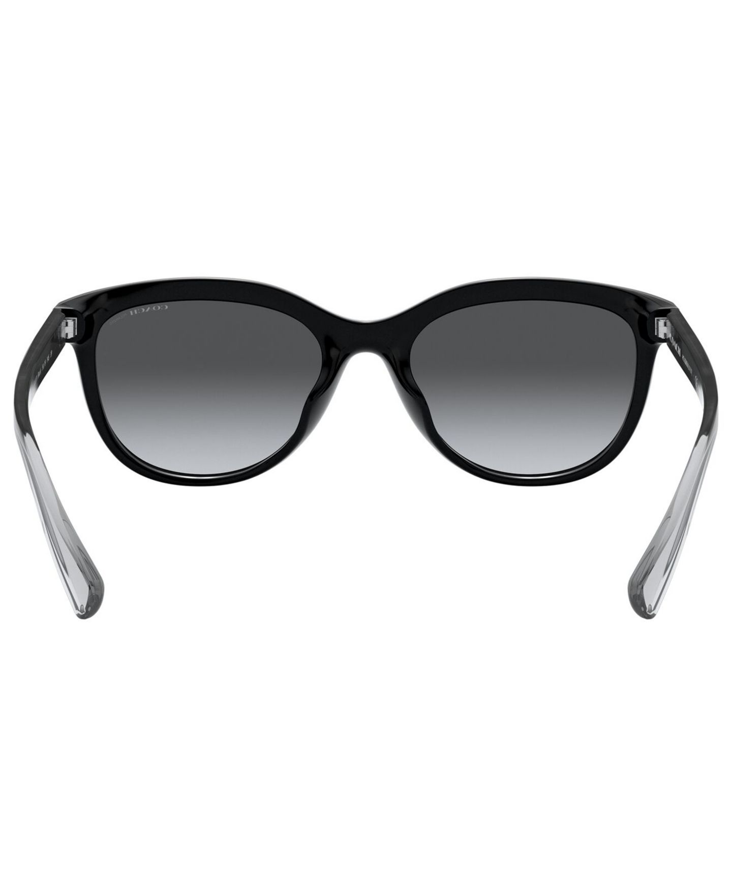 Женские солнцезащитные очки COACH Polarized Sunglasses, HC8285U, цвет: Чёрный / Серый градиентный — фото 5