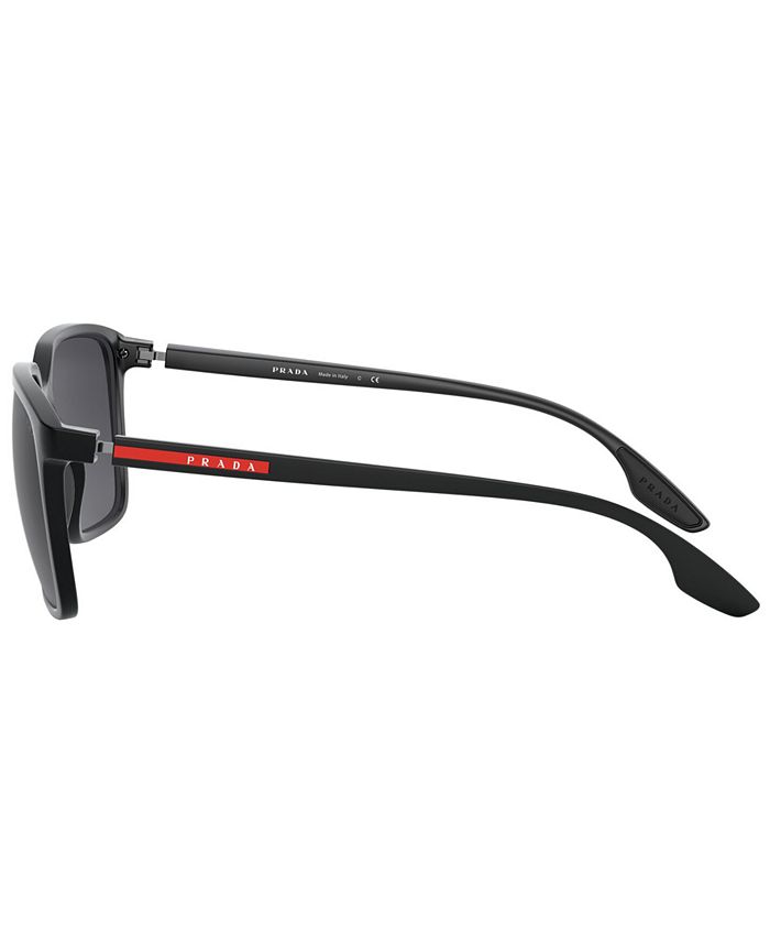 PRADA LINEA ROSSA Men's Polarized Sunglasses, PS 06VS 58 Macy's