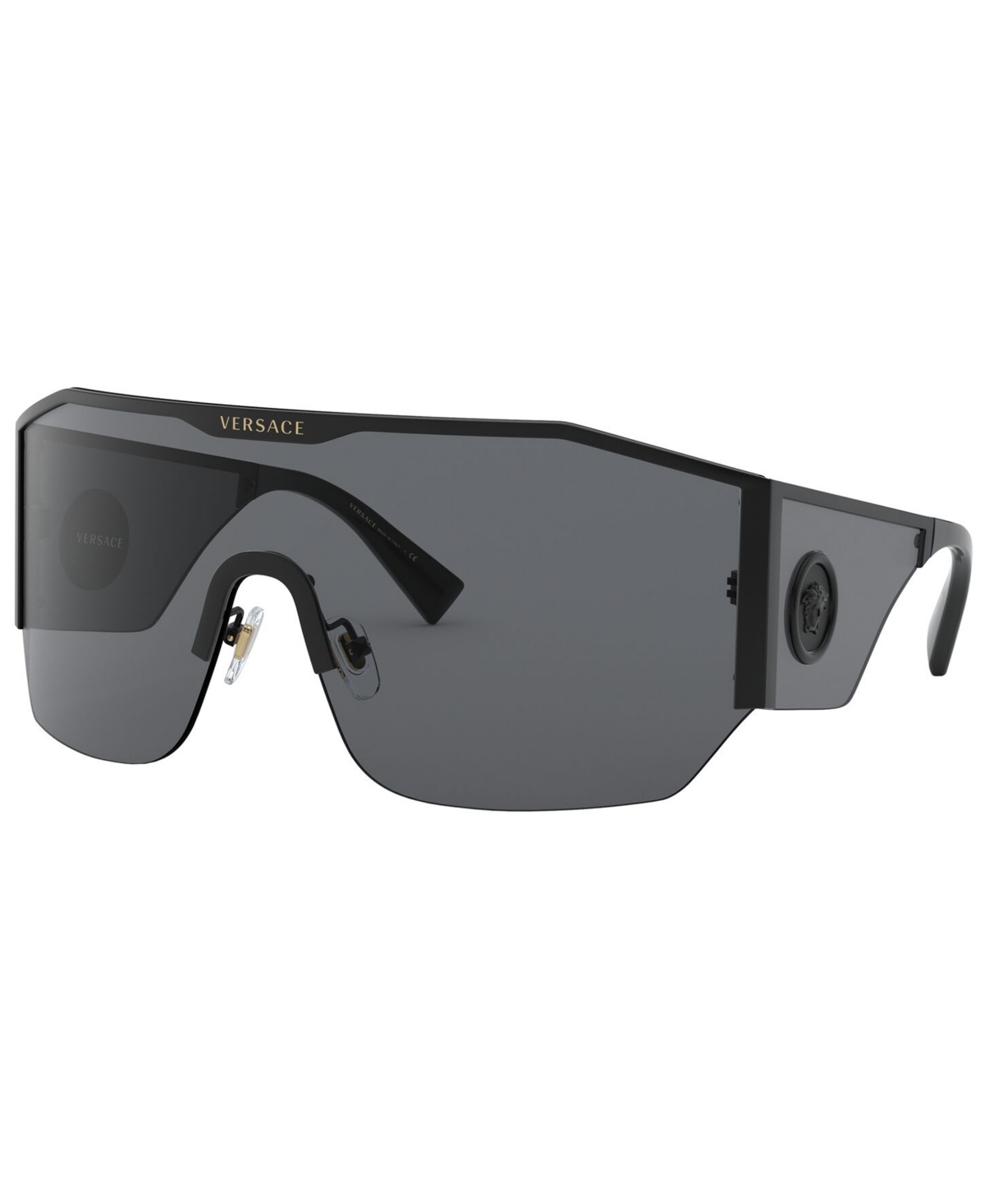 Shop Versace Sunglasses, Ve2220 In Black,grey