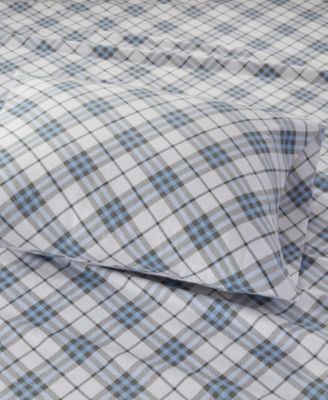 Novelty Printed Cotton Flannel 4-Pc. Sheet Set, California King