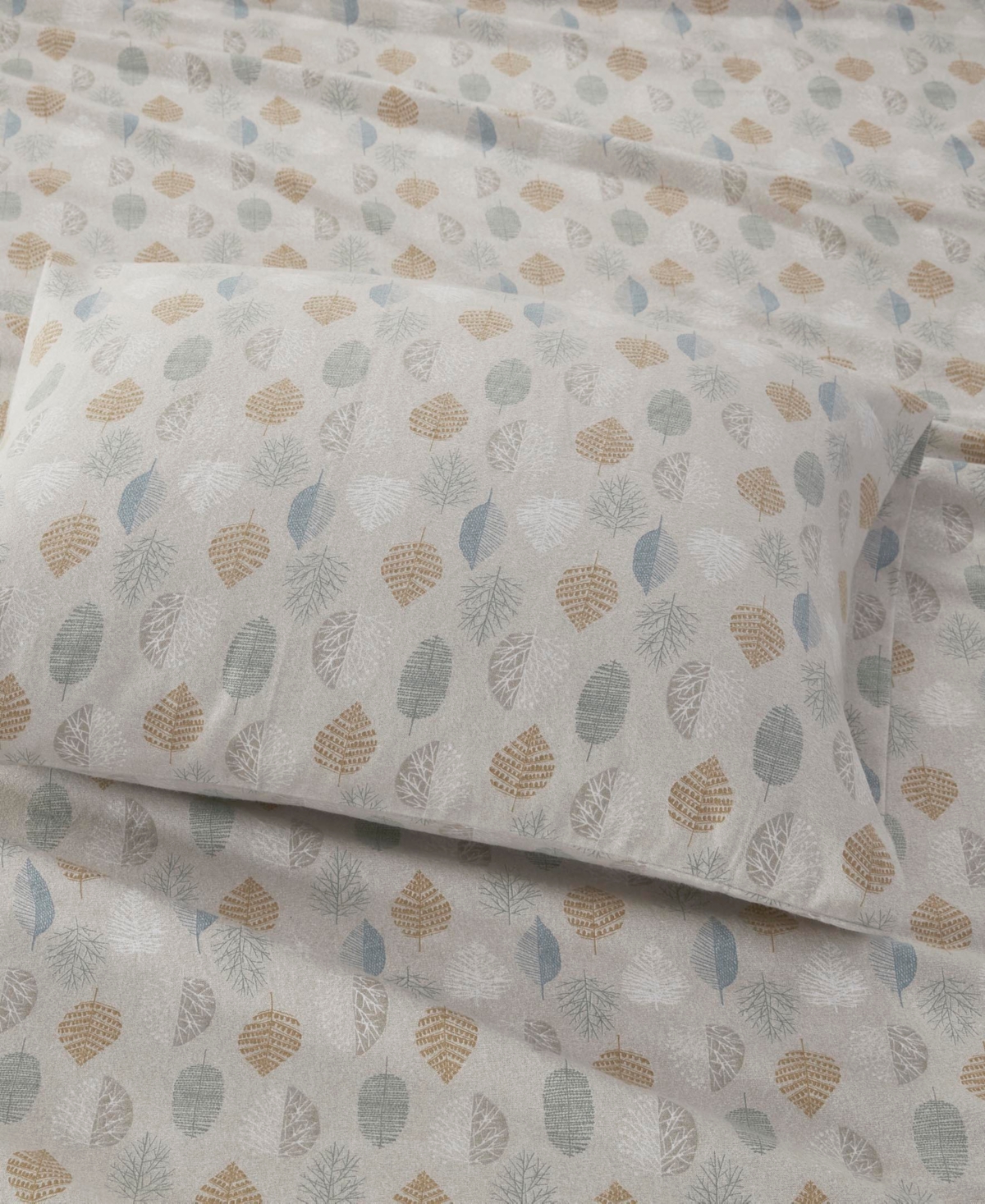 True North by Sleep Philosophy Novelty Printed Cotton Flannel 3-Pc. Sheet Set, Xl