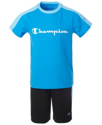 champion shirt and shorts