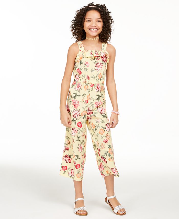 Macy's clearance floral jumpsuit