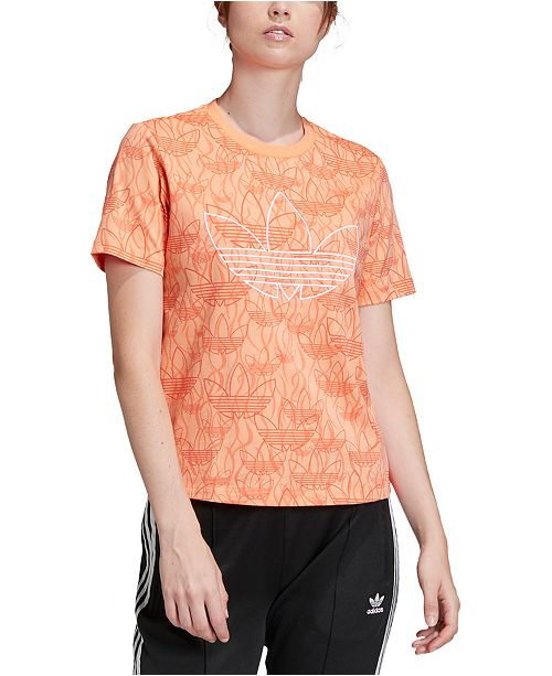 Adidas Adidas Women S Originals All Over Print T Shirt Reviews