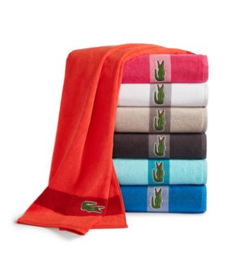 Lacoste CLOSEOUT! Logo 30X54 Bath Towel