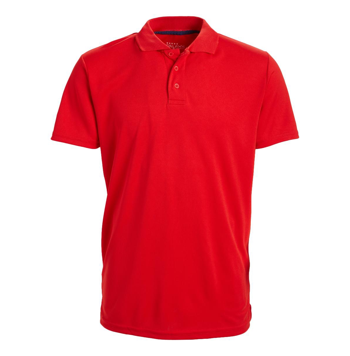 Men's Tagless Dry-Fit Moisture-Wicking Polo Shirt - Grey