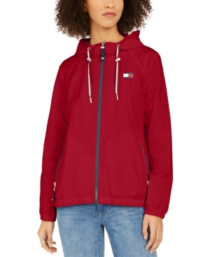 image of Tommy Hilfiger Hooded Windbreaker