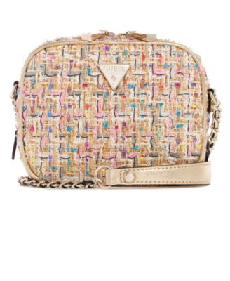 GUESS Cessily Tweed Camera Bag Macy s