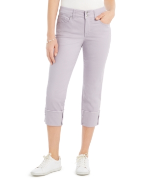 image of Style & Co High Cuffed Capri Jeans, Created for Macy-s