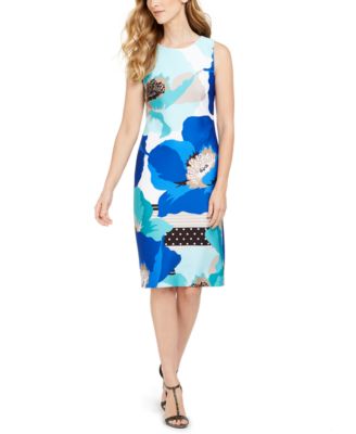 floral print sheath dress