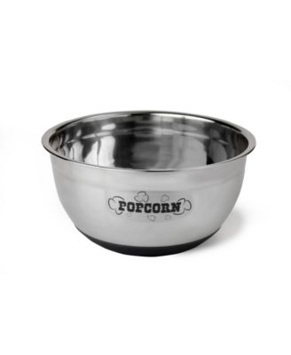 Gourmet Popcorn Collection Stainless Steel Bowl