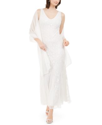 J Kara Beaded Gown Scarf Macy s