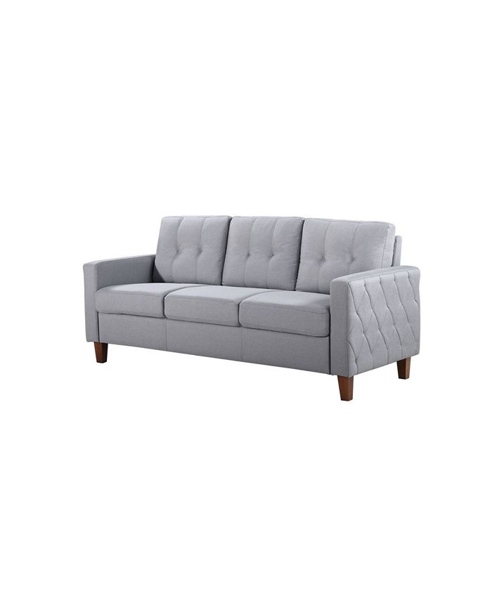 Us Pride Furniture Rossetti Mid Century Tufted Sofa - Macy's