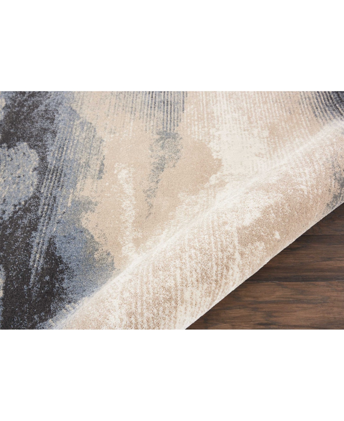 Long Street Looms Samuel SAM06 Driftwood 5'3" Round Area Rug