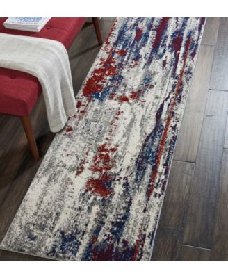 Samuel SAM15 Multi 2'2" x 7'6" Runner Rug