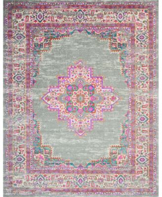 Passion PSN03 Gray 9' x 12' Area Rug