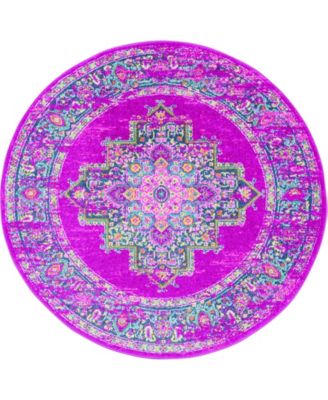 Passion PSN03 4' Round Area Rug