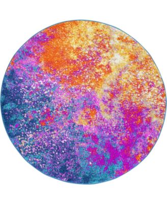 Passion PSN10 4' Round Area Rug