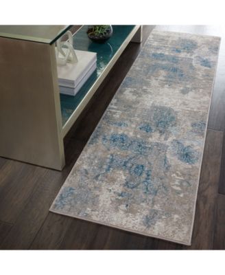 Fate FAT07 Ivory 2'2" x 7'6" Runner Rug