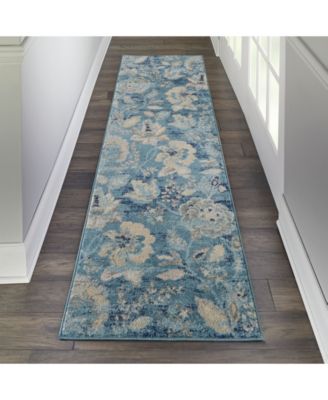 Peace PEA02 2'3" x 7'3" Runner Rug