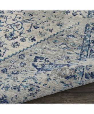 Tranquil TRA06 2'3" x 7'3" Runner Rug