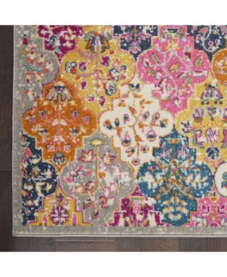 Zeal ZEA21 Multi 3'9" x 5'9" Area Rug