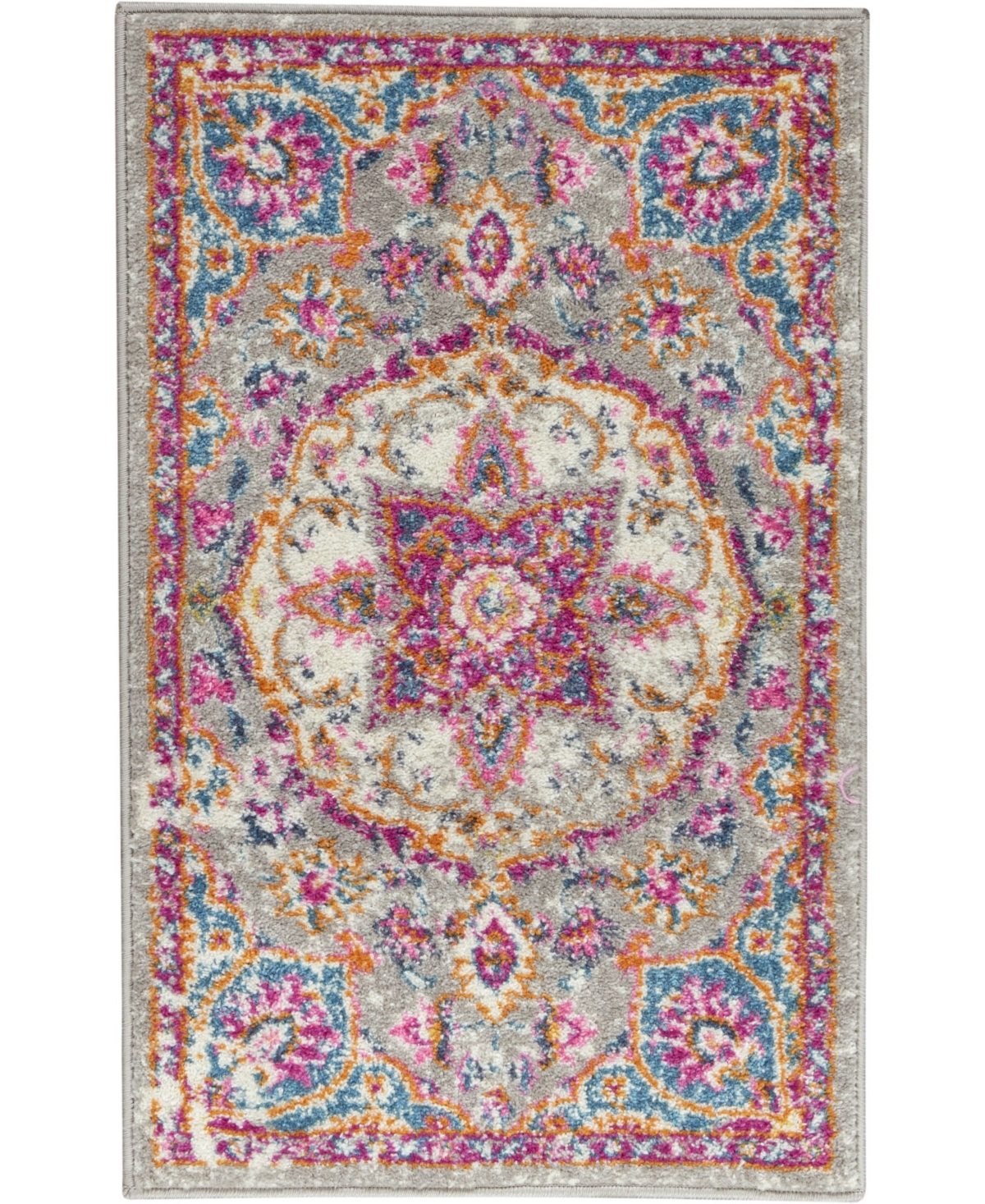 Long Street Looms Zeal ZEA22 Gray 1'10" x 2'10" Area Rug