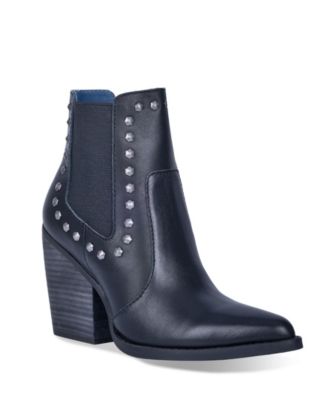 women's humble studded booties