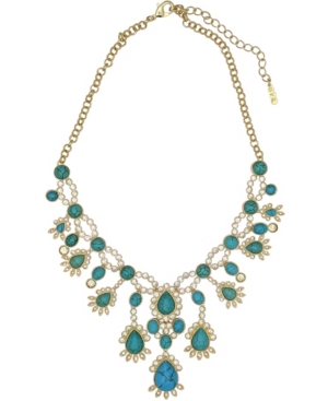 image of Grace Kelly Collection 18k Gold Plated Drop Necklace