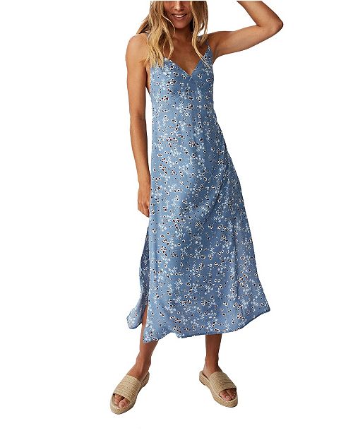Cotton On Woven Veronica V Midi Slip Dress Reviews Dresses