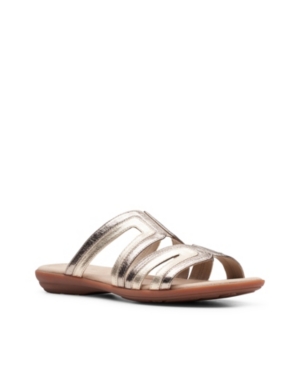 image of Clarks Collection Women-s Ada Lilah Wedge Sandals Women-s Shoes