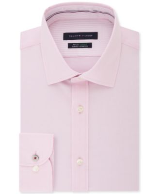 Tommy Hilfiger - Men's Slim-Fit Non-Iron TH Flex Performance Stretch Solid Dress Shirt