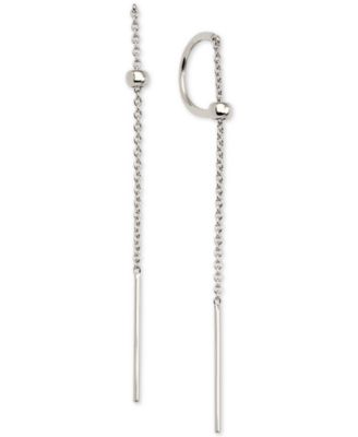 AJOA - C-Hoop Threader Earrings
