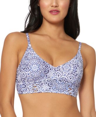Jessica Simpson - Printed Bralette Bikini Top