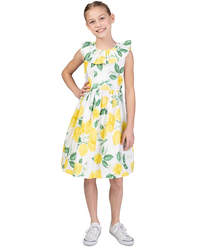 Macys lemon dress store