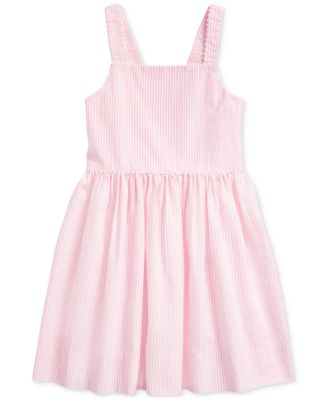 Polo Ralph Lauren Toddler Girls Cotton Seersucker Dress - Macy's