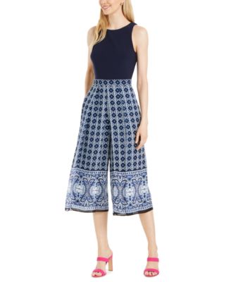 Vince Camuto - Mosaic-Chiffon Jumpsuit
