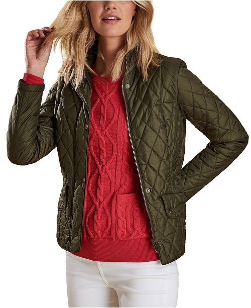 Barbour Flyweight Cavalry Quilted Jacket & Reviews Coats Women Macy's