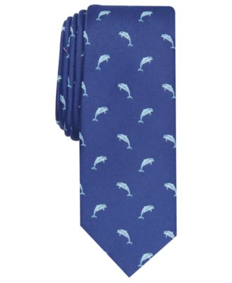 Bar III - Men's Skinny Tossed Dolphin Tie,