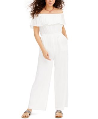 macys plus size white jumpsuits