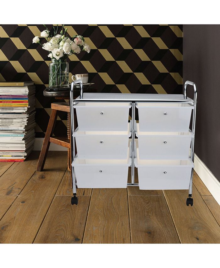 Mind Reader Storage Drawer Rolling Utility Cart Macy's