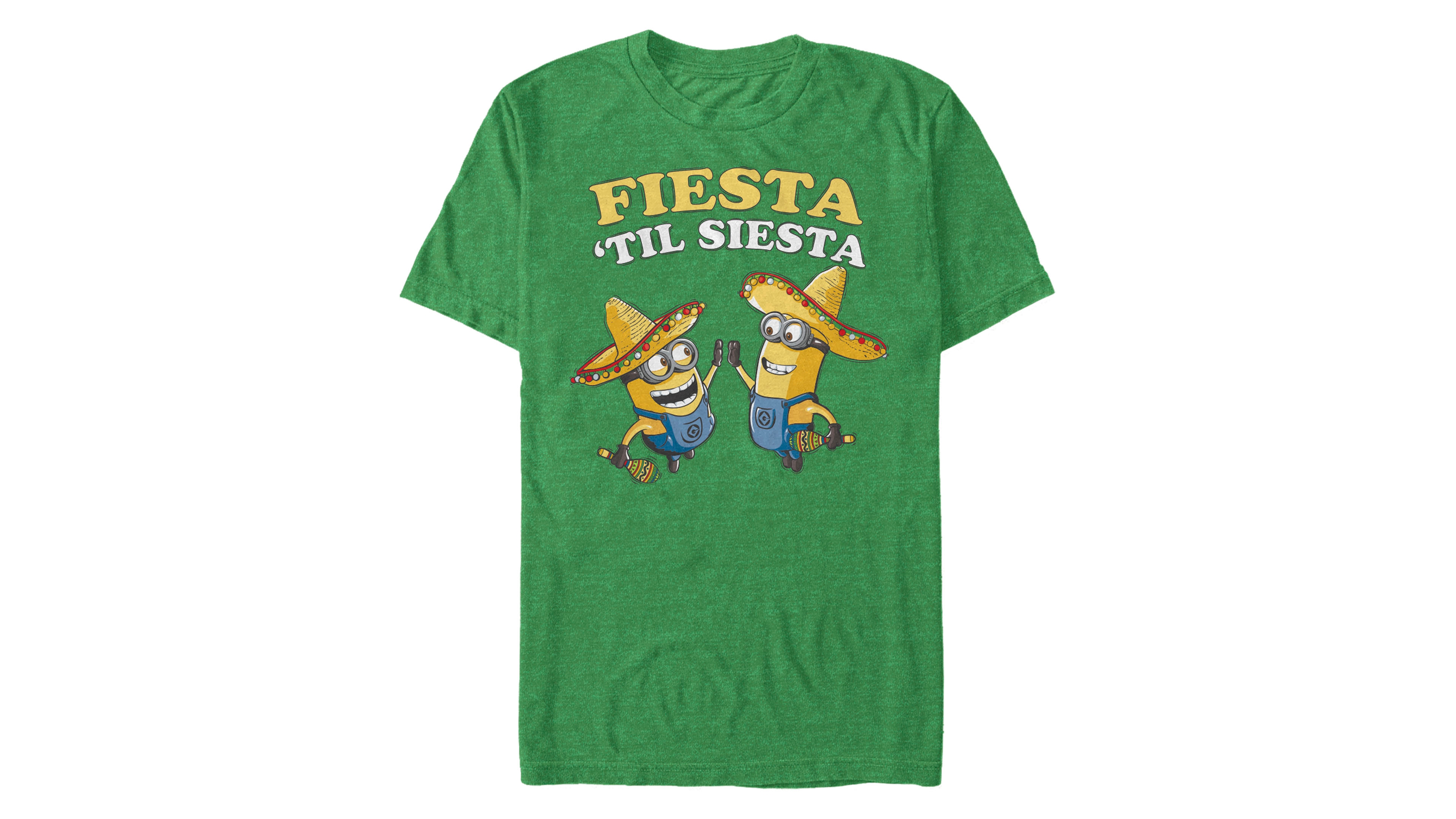 Fifth Sun Minions Men's Fiesta Til Siesta Short Sleeve T-Shirt