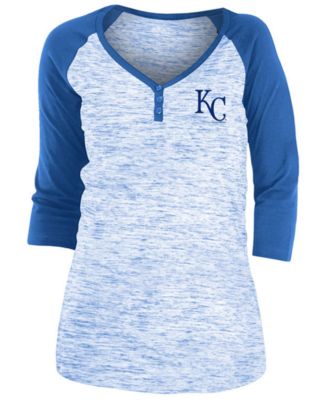 Nike Kansas City Royals Women's Blue Velocity T-Shirt, Blue, 67% POLYESTER/ 33% Cotton, Size S, Rally House