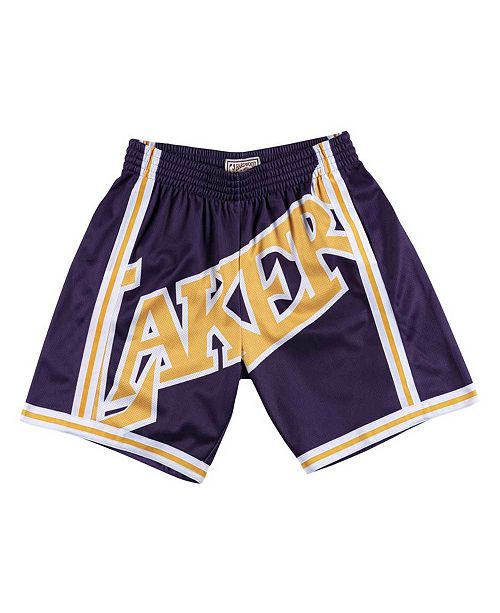 Mitchell Ness Los Angeles Lakers Men S Big Face Shorts Reviews Sports Fan Shop By Lids Men Macy S