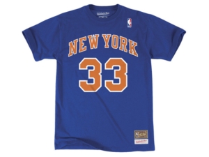 Mitchell & Ness Men's Patrick Ewing New York Knicks T-shirt In Blue