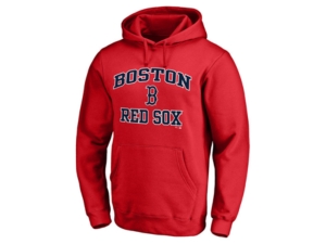 Shop Majestic Boston Red Sox Men's Rookie Heart & Soul Hoodie