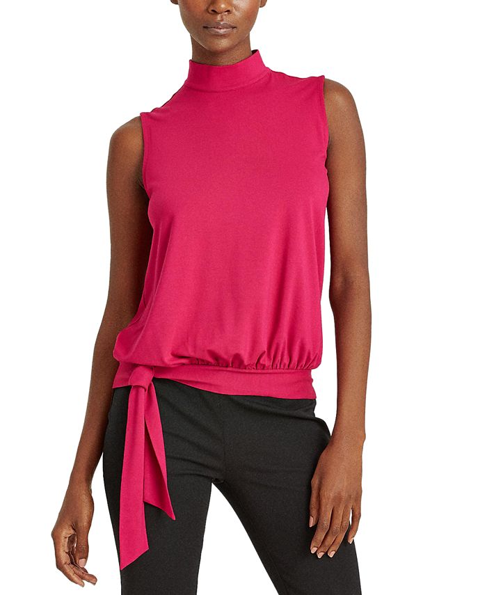 Lauren Ralph Lauren Sleeveless Jersey Top Macy's