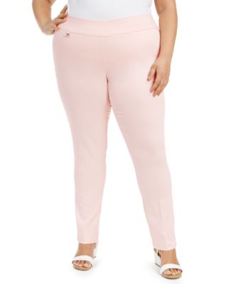 macy's alfani plus size pants